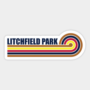 Litchfield Park Arizona horizontal sunset Sticker